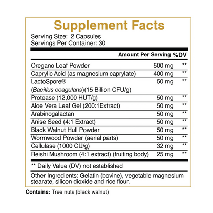 Candida Cleanse Gut & Colon Support